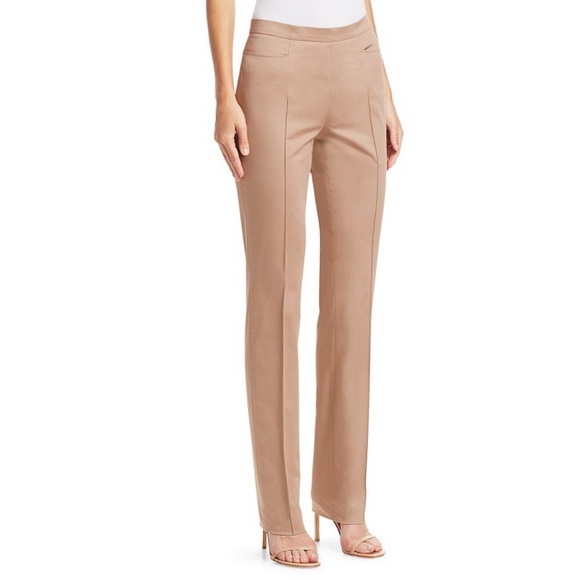 SOLD ! Akris Punto Tan Stretch Cotton Pant size 4 - Picture 5 of 9